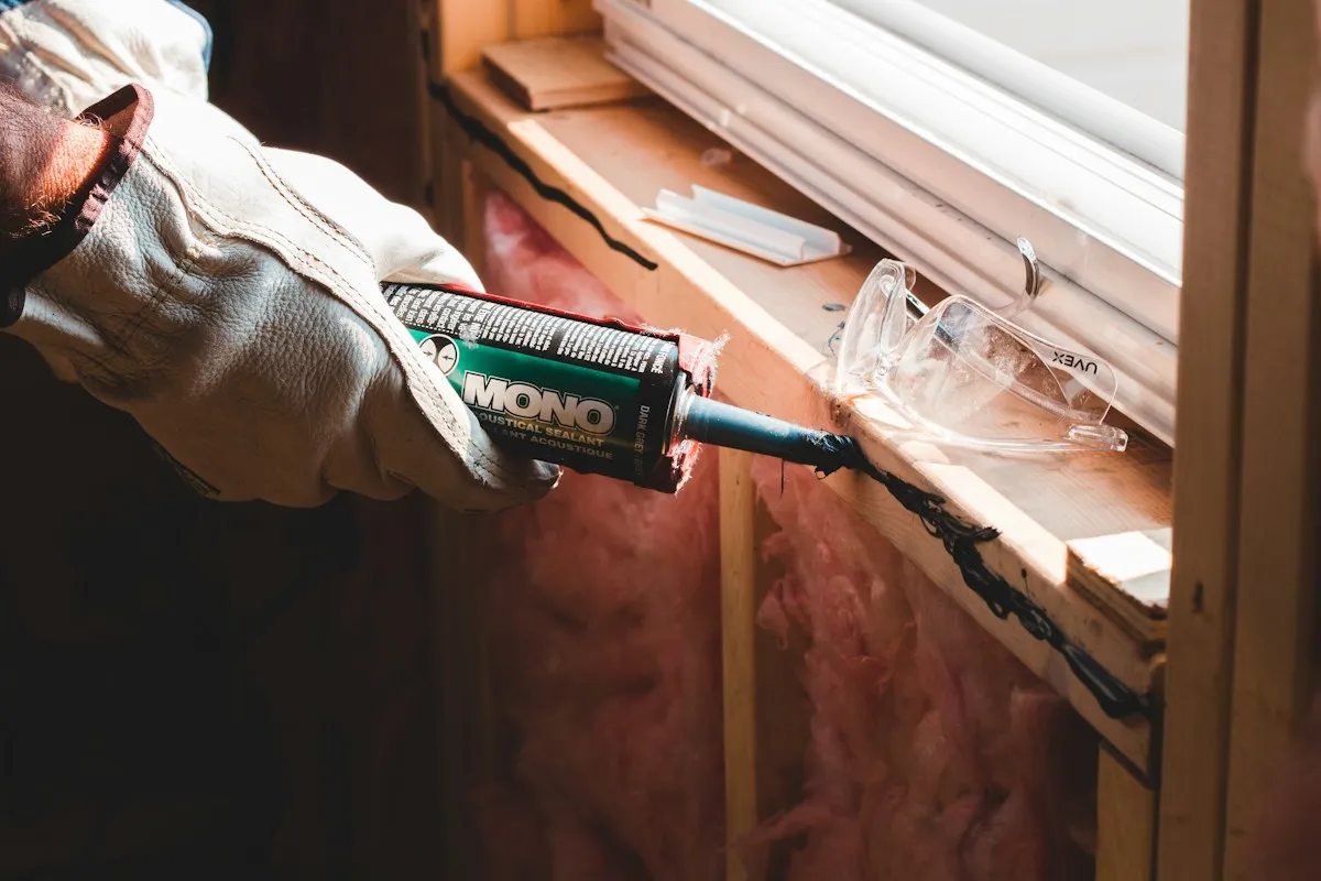 Applying a steady bead of caulk with a caulking gun