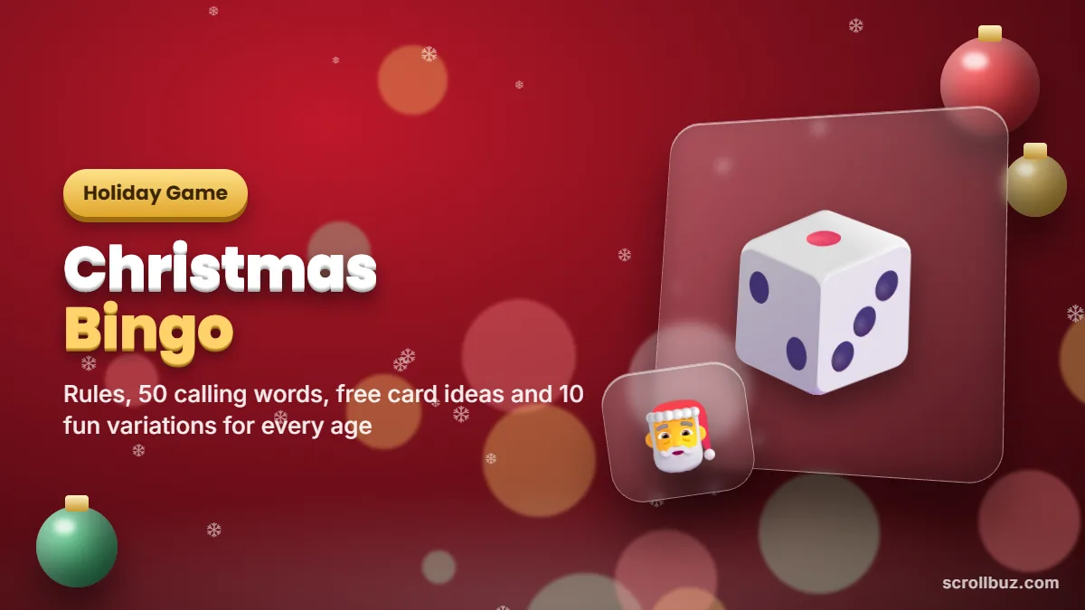 Christmas Bingo: How to Play, 50 Calling Words and 10 Fun Variations