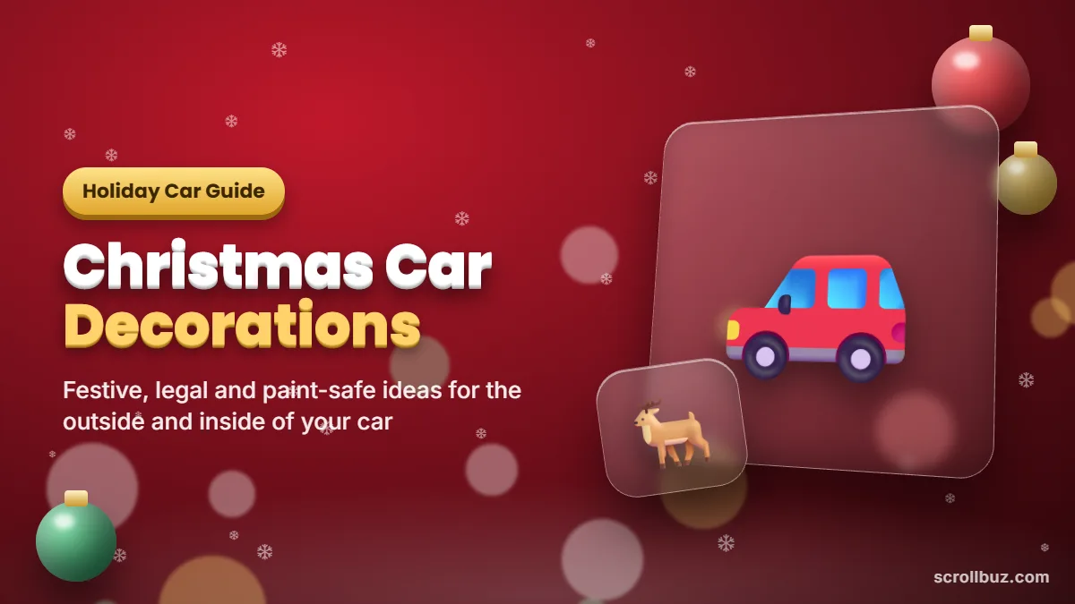 Christmas Car Decorations: 15+ Festive Ideas (Safe, Legal and Paint-Friendly)