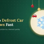 How to defrost car windows fast inside and outside in winter