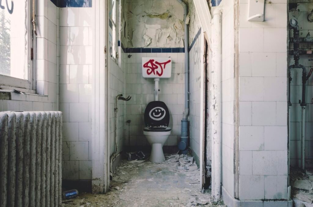 How to Unclog a Toilet Without a Plunger: 7 Easy Methods That Work 4 Close-up of a white ceramic toilet bowl