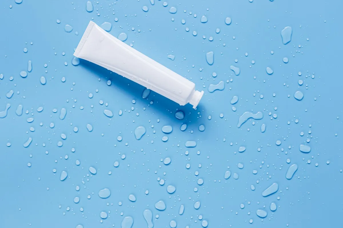 Tube of silicone sealant used for waterproof bathtub caulking