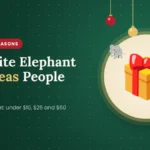 White elephant gift ideas sorted by budget under 10, 25 and 50 dollars